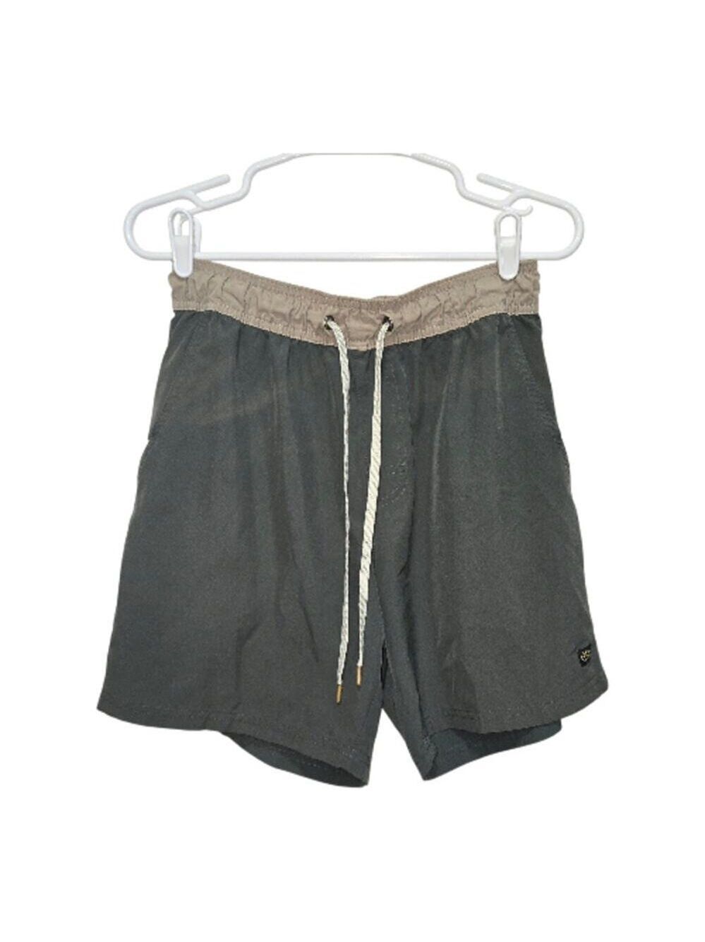 LEG3ND Discovery Olive Swim Trunks Medium Stretch Board Shorts